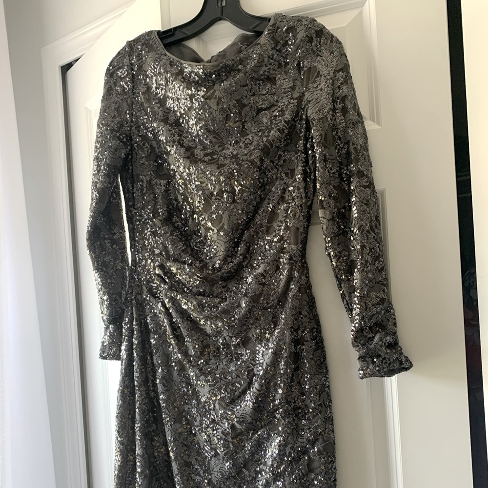 Sequins midi cocktail dress